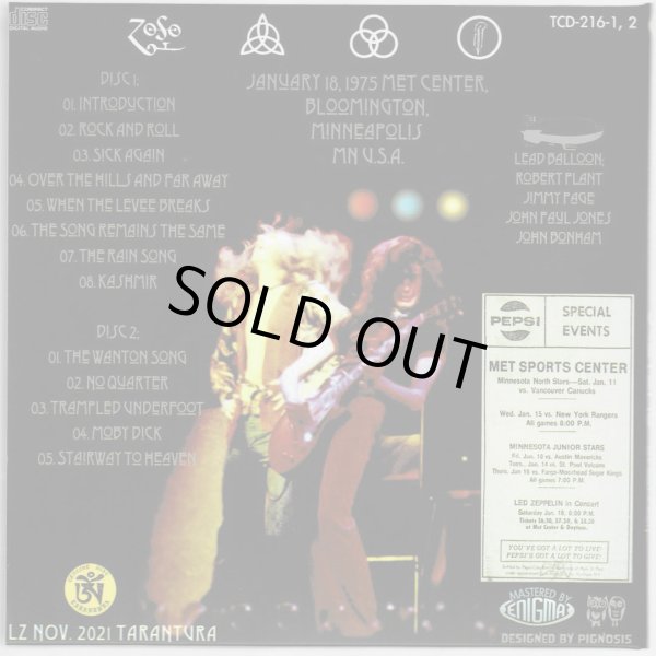 Photo4: LED ZEPPELIN - TWO AND A HALF FINGER SHOW 4CD DOUBLE NECK LIMITED 100 COPIES ONLY! [TARANTURA] ★★★STOCK ITEM / OUT OF PRINT / VERY RARE★★★ (4)