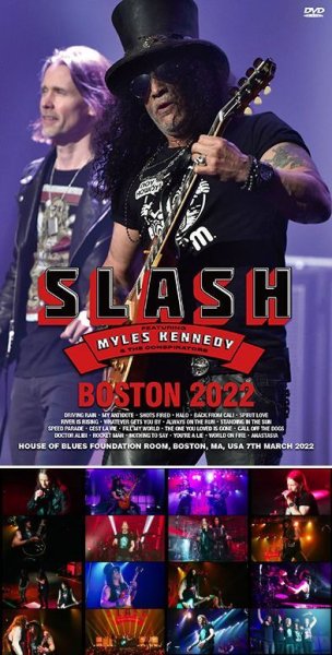 Photo1: SLASH featuring MYLES KENNEDY - BOSTON 2022 DVDR [Shades 1512] (1)