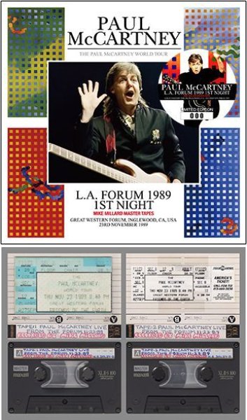 Photo1: PAUL McCARTNEY - L.A. FORUM 1989 1ST NIGHT: MIKE MILLARD MASTER TAPES 2CD (1)