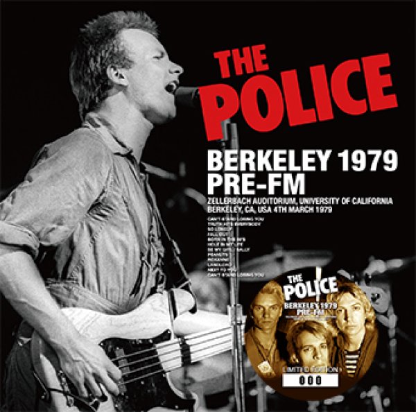 Photo1: THE POLICE - BERKELEY 1979 PRE-FM(1CD) plus Bonus CDR "DALLAS 1979 SOUNDBOARD" [Wardour-527] (1)