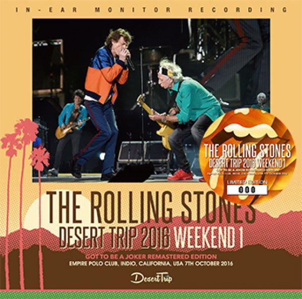 Photo1: THE ROLLING STONES - DESERT TRIP 2016 WEEKEND 1: IN-EAR MONITOR RECORDING CD Got To Be A Joker Remastered Edition (1)