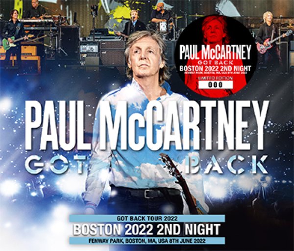 Photo1: PAUL McCARTNEY - BOSTON 2022 2ND NIGHT 3CD (1)