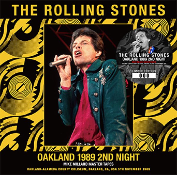 Photo1: THE ROLLING STONES - OAKLAND 1989 2ND NIGHT: MIKE MILLARD MASTER TAPES 2CD (1)