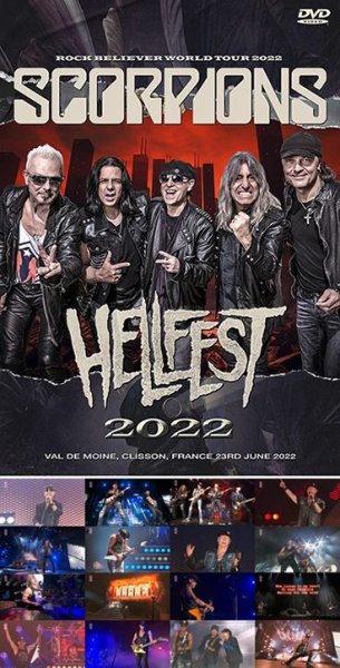 Photo1: SCORPIONS - HELLFEST 2022 DVDR [Shades 1557] (1)