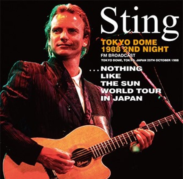 Photo1: STING - TOKYO DOME 1988 2ND NIGHT: FM BROADCAST 2CD (1)