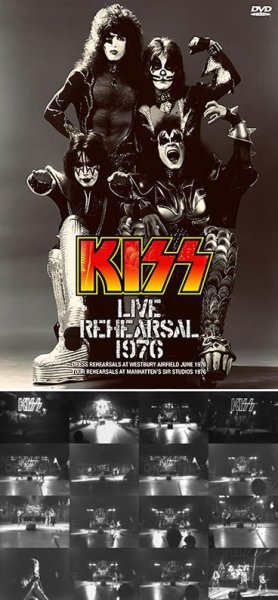 Photo1: KISS - LIVE REHEARSAL 1976 DVDR [Shades 1569] (1)