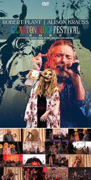 Photo1: ROBERT PLANT & ALISON KRAUSS - GLASTONBURY 2022 DVDR [Uxbridge 1700] (1)