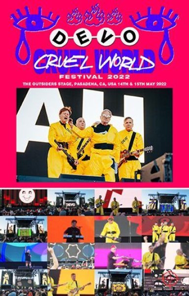 Photo1: DEVO - CRUEL WORLD FESTIVAL 2022 CDR+DVDR [Uxbridge 1708] (1)