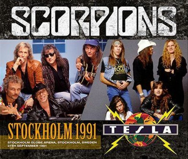 Photo1: SCORPIONS / TESLA - STOCKHOLM 1991 3CDR [Shades 1578] (1)