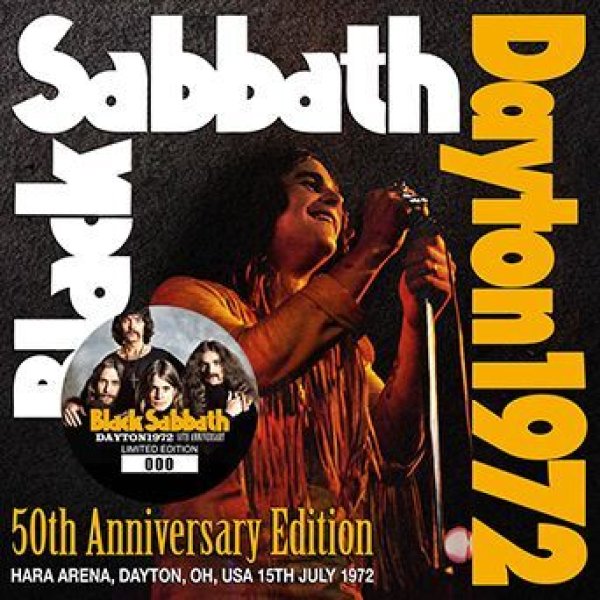 Photo1: BLACK SABBATH - DAYTON 1972: 50TH ANNIVERSARY EDITION CD [ZODIAC 526] (1)