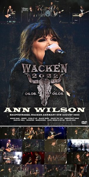 Photo1: ANN WILSON - WACKEN 2022 DVDR [Uxbridge 1720] (1)