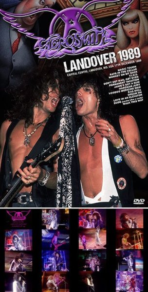 Photo1: AEROSMITH - LANDOVER 1989 DVDR [Shades 1583] (1)