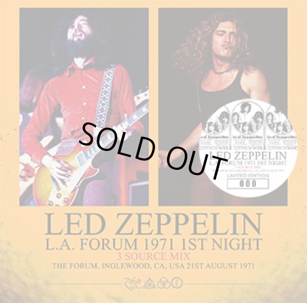 Photo1: LED ZEPPELIN - L.A. FORUM 1971 1ST NIGHT: 3 SOURCE MIX 2CD ★★★STOCK ITEM / HOT SPRING SALE★★★ (1)
