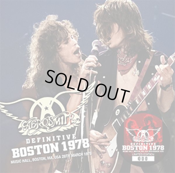 Photo1: AEROSMITH - DEFINITIVE BOSTON 1978 CD plus Bonus DVDR "LIVE TEXXAS JAM '78" [ZODIAC 528] ★★★STOCK ITEM / OUT OF PRINT / HOT SPRING SALE★★★ (1)
