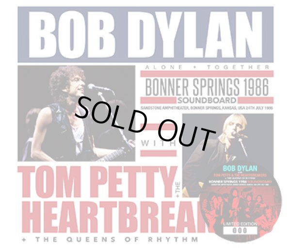 Photo1: BOB DYLAN WITH TOM PETTY & THE HEARTBREAKERS AND THE QUEENS OF RHYTHM - BONNER SPRINGS 1986 SOUNDBOARD 3CD [ZION-219] ★★★STOCK ITEM / HOT SPRING SALE★★★ (1)