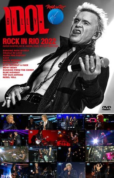 Photo1: BILLY IDOL - ROCK IN RIO 2022 DVDR [Shades 1605] (1)