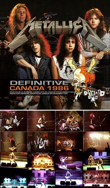 Photo1: METALLICA - DEFINITIVE CANADA 1986 2DVDR [Shades 1616] (1)