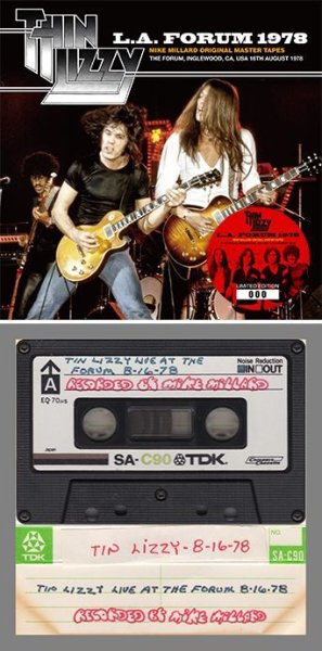 Photo1: THIN LIZZY - L.A. FORUM 1978: MIKE MILLARD ORIGINAL MASTER TAPE CD [ZODIAC 393] (1)