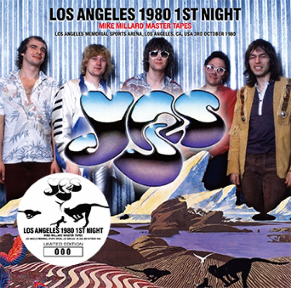 Photo1: YES - LOS ANGELES 1980 1ST NIGHT: MIKE MILLARD MASTER TAPES 2CD [Virtuoso 486/487] (1)