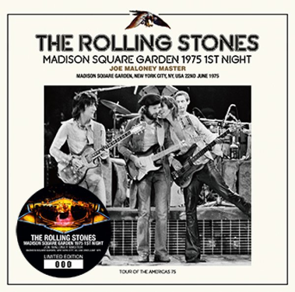Photo1: THE ROLLING STONES WITH ERIC CLAPTON - MADISON SQUARE GARDEN 1975 1ST NIGHT: JOE MALONEY MASTER 2CD *New Edition  (1)