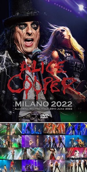 Photo1: ALICE COOPER - MILANO 2022 DVDR [Shades 1629]  (1)