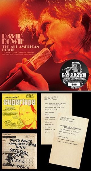 Photo1: DAVID BOWIE - THE ALL AMERICAN BOWIE: JON WIZARDO 2 TRACK MONO MASTER REEL CD [DBAS07]  (1)