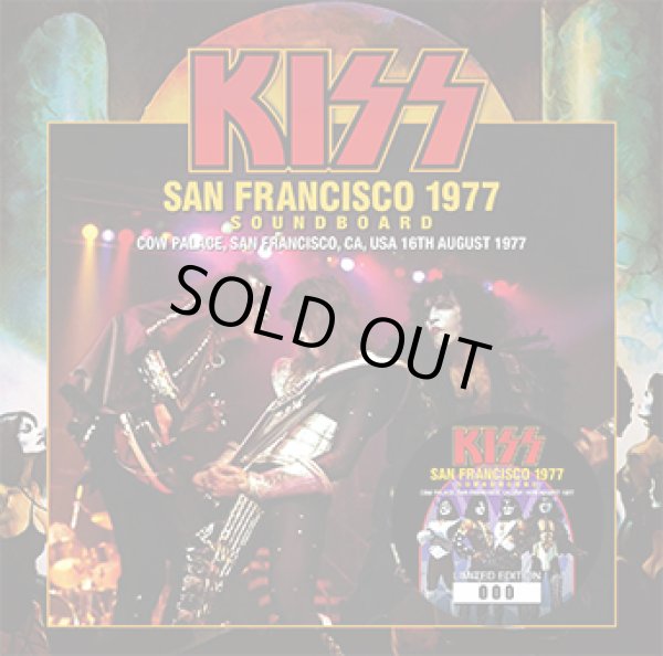 Photo1: KISS - SAN FRANCISCO 1977 SOUNDBOARD CD [ZODIAC 547] ★★★STOCK ITEM / OUT OF PRINT / HOT SPRING SALE★★★  (1)