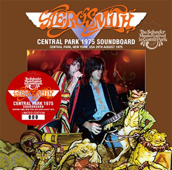 Photo1: AEROSMITH - CENTRAL PARK 1975 SOUNDBOARD CD [ZODIAC 555]  (1)