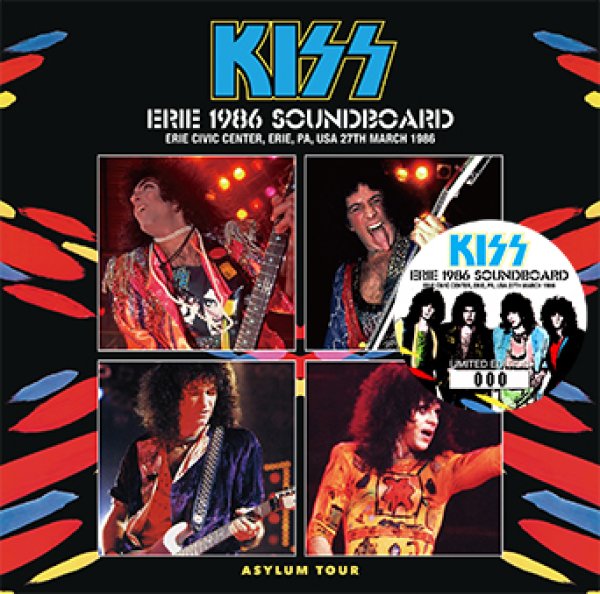Photo1: KISS - ERIE 1986 SOUNDBOARD 2CD [ZODIAC 553]  (1)