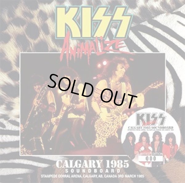 Photo1: KISS - CALGARY 1985 SOUNDBOARD 2CD [ ZODIAC 551]  ★★★STOCK ITEM / HOT WINTER SALE★★★ (1)