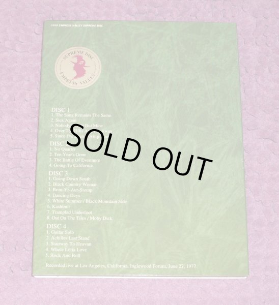 Photo2: LED ZEPPELIN - DEEP STRICKER 4CD EMPRESS VALLEY ★★★STOCK ITEM / OUT OF PRINT / SALE★★★ (2)