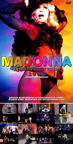 Photo1: MADONNA - STICKY & SWEET TOUR 2008: JAPANESE BROADCAST DVDR (1)