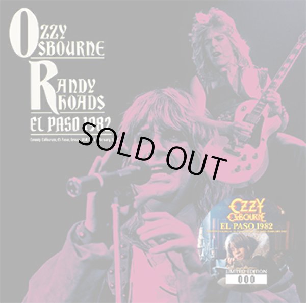 Photo1: OZZY OSBOURNE - EL PASO 1982 CD [ZODIAC 557] ★★★STOCK ITEM / OUT OF PRINT / HOT SPRING SALE★★★ (1)