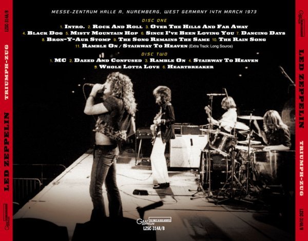 Photo3: LED ZEPPELIN - NUREMBERG 1973 2CD [GRAF ZEPPELIN] (3)