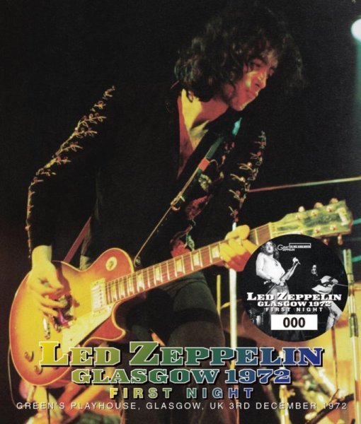 Photo1: LED ZEPPELIN - GLASGOW 1972: 1ST NIGHT(3CD) [GRAF ZEPPELIN] (1)