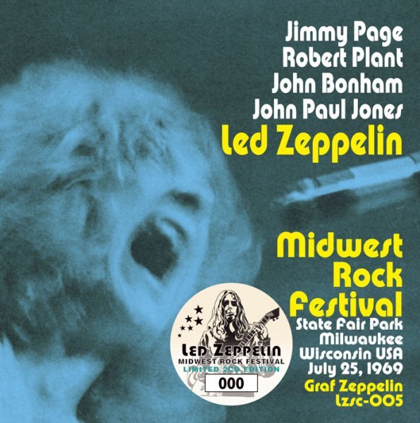 Photo1:  LED ZEPPELIN - MIDWEST ROCK FESTIVAL 1CD+Extra CD [GRAF ZEPPELIN] (1)
