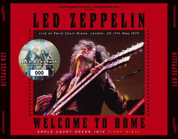 Photo1: LED ZEPPELIN - WELCOME TO HOME: EARLS COURT 1975 1ST NIGHT 6CD [GRAF ZEPPELIN] (1)