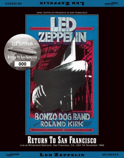 Photo1: LED ZEPPELIN - RETURN TO SAN FRANCISCO: Winterland Nov. 7, 1969 4CD [GRAF ZEPPELIN] (1)