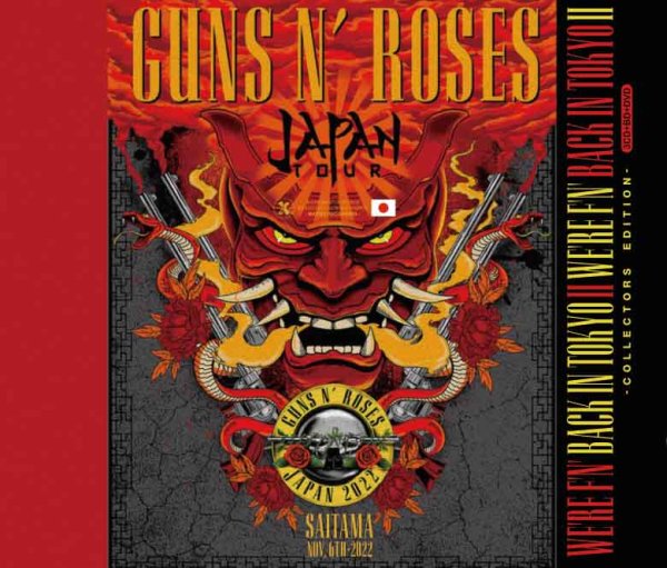 Photo1: GUNS N' ROSES - WE'RE F'N' BACK IN TOKYO #2 Collecto's Edition 3CDR+1BDR+1DVDR [XAVEL HYBRID MASTER] (1)