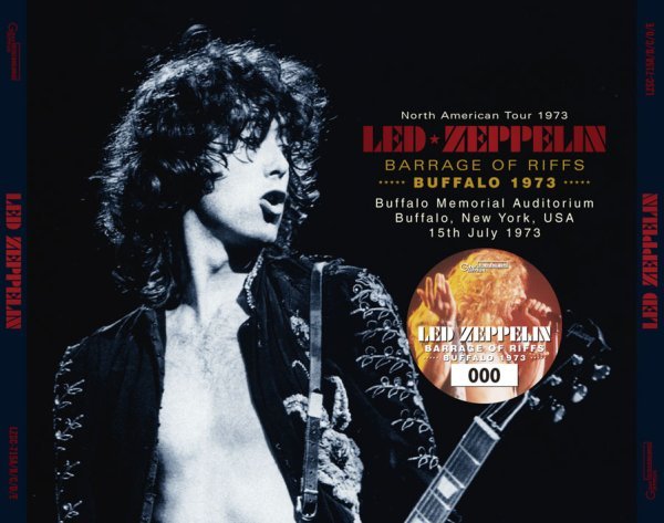 Photo1: LED ZEPPELIN - BARRAGE OF RIFFS: BUFFALO 1973 2CD+Limited Bonus 3CD [GRAF ZEPPELIN] (1)