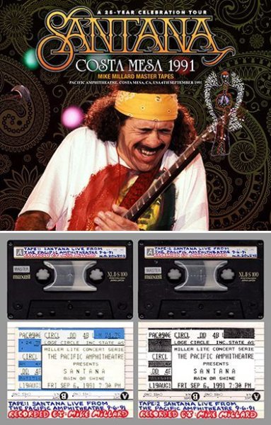 Photo1: SANTANA - COSTA MESA 1991 MIKE MILLARD MASTER TAPES 3CDR [Uxbridge 1783]  (1)