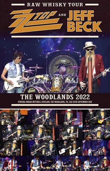 Photo1: ZZ TOP with JEFF BECK - THE WOODLANDS 2022 DVDR [Uxbridge 1779]  (1)