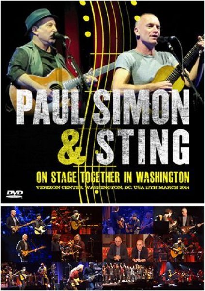 Photo1: PAUL SIMON & STING - ON STAGE TOGETHER IN WASHINGTON 2DVDR [Uxbridge 1789] (1)