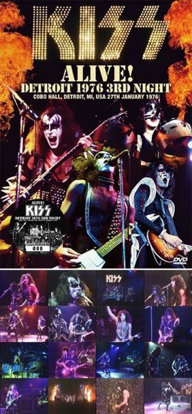 Photo1: KISS - DETROIT 1976 3RD NIGHT プレス DVD (1)