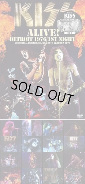 Photo1: KISS - DETROIT 1976 1ST NIGHT DVD ★★★STOCK ITEM / HOT WINTER SALE★★★ (1)