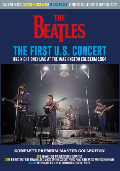 Photo1: THE BEATLES - THE FIRST U.S. CONCERT CD+2DVD+BLURAY-BDR [SGT] (1)