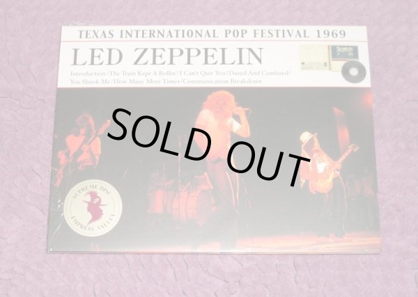 Photo1: LED ZEPPELIN - THE ONLY WAY TO FLY - TEXAS INTERNATIONAL POP FESTIVAL 2CD [Empress Valley] ★★★STOCK ITEM / OUT OF PRINT / SALE★★★ (1)