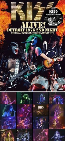Photo1: KISS - DETROIT 1976 2ND NIGHT DVD (1)
