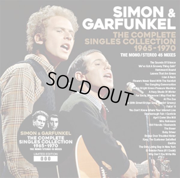 Photo1: SIMON & GARFUNKEL - THE COMPLETE SINGLES COLLECTION 1965-1970 THE MONO/STEREO 45 MIXES CD (1)