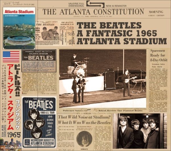 Photo1: THE BEATLES - 1965 A FANTASIC ATLANTA STADIUM CD [VALKYRIE RECORDS] (1)